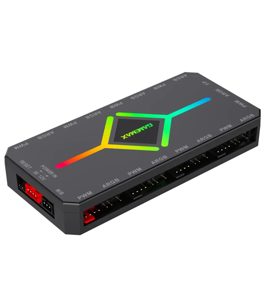 کنترل نورپردازی و سرعت فن گیم مکس V4.0 ARGB HUB PWM BK — تصویر ۸