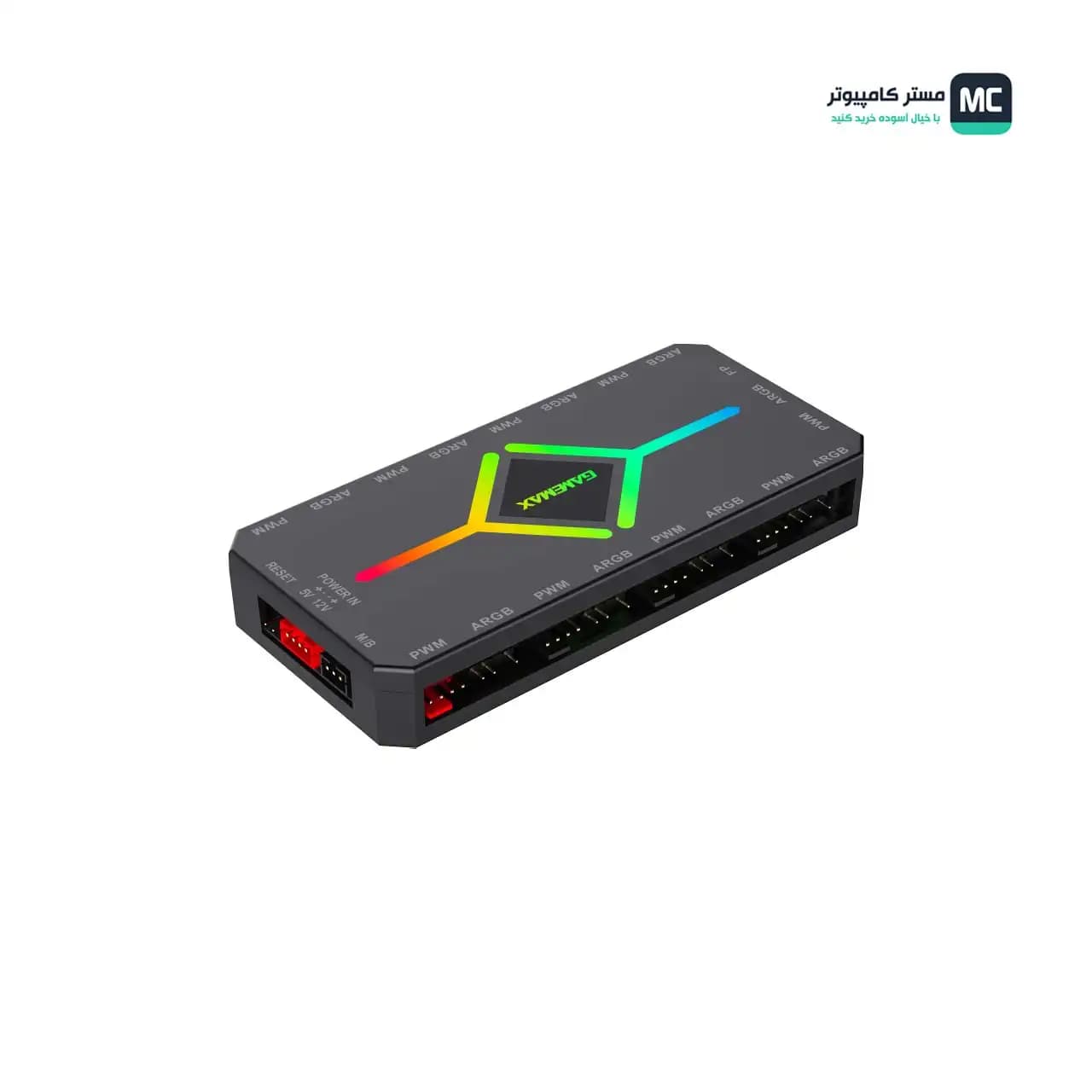 کنترل نورپردازی و سرعت فن گیم مکس V4.0 ARGB HUB PWM BK — تصویر ۱۲