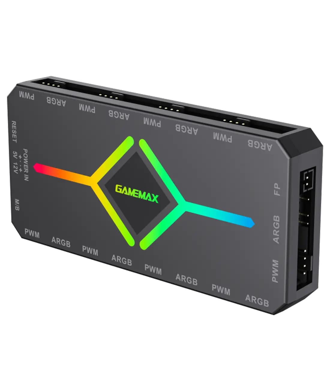 کنترل نورپردازی و سرعت فن گیم مکس V4.0 ARGB HUB PWM BK — تصویر ۶