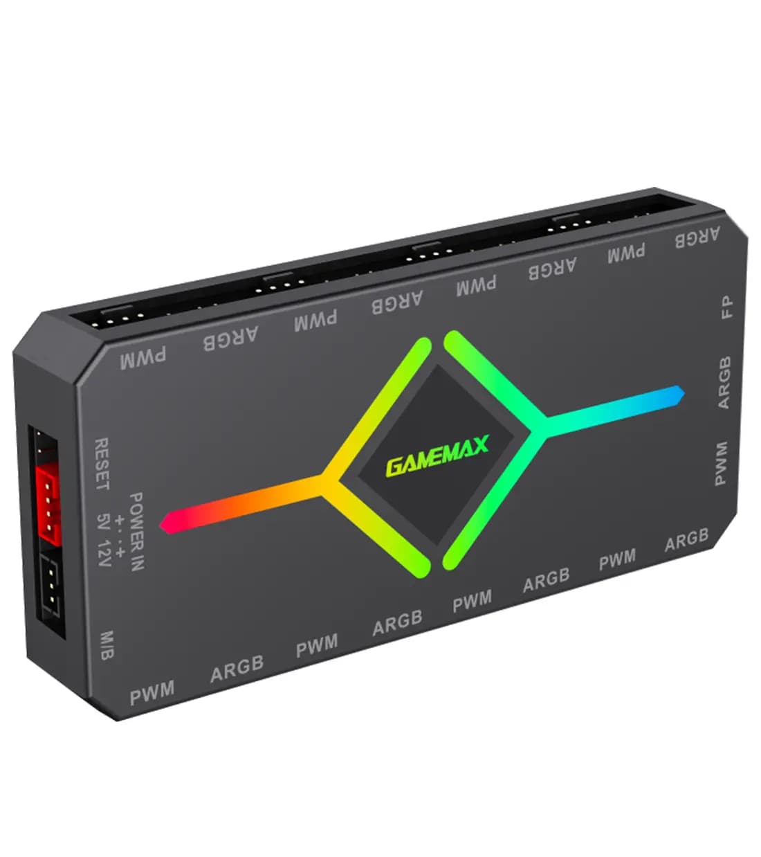 کنترل نورپردازی و سرعت فن گیم مکس V4.0 ARGB HUB PWM BK — تصویر ۵