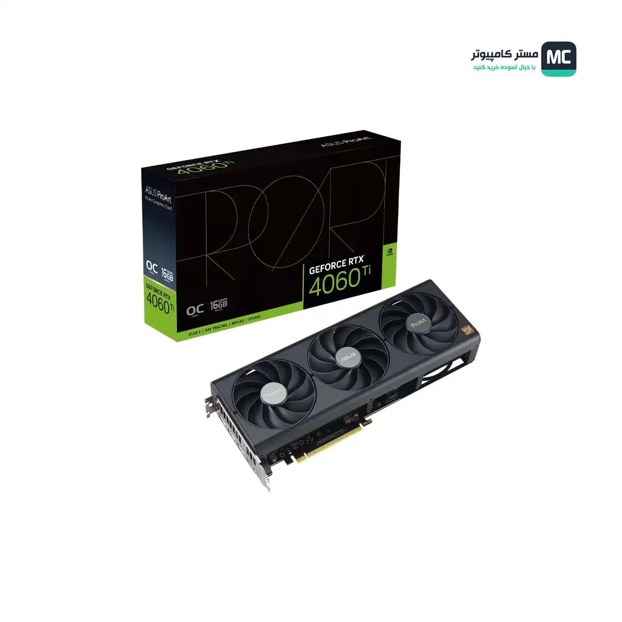 کارت گرافیک ایسوس ProArt GeForce RTX 4060 Ti OC edition 16GB GDDR6 (درحدنو) — تصویر ۴
