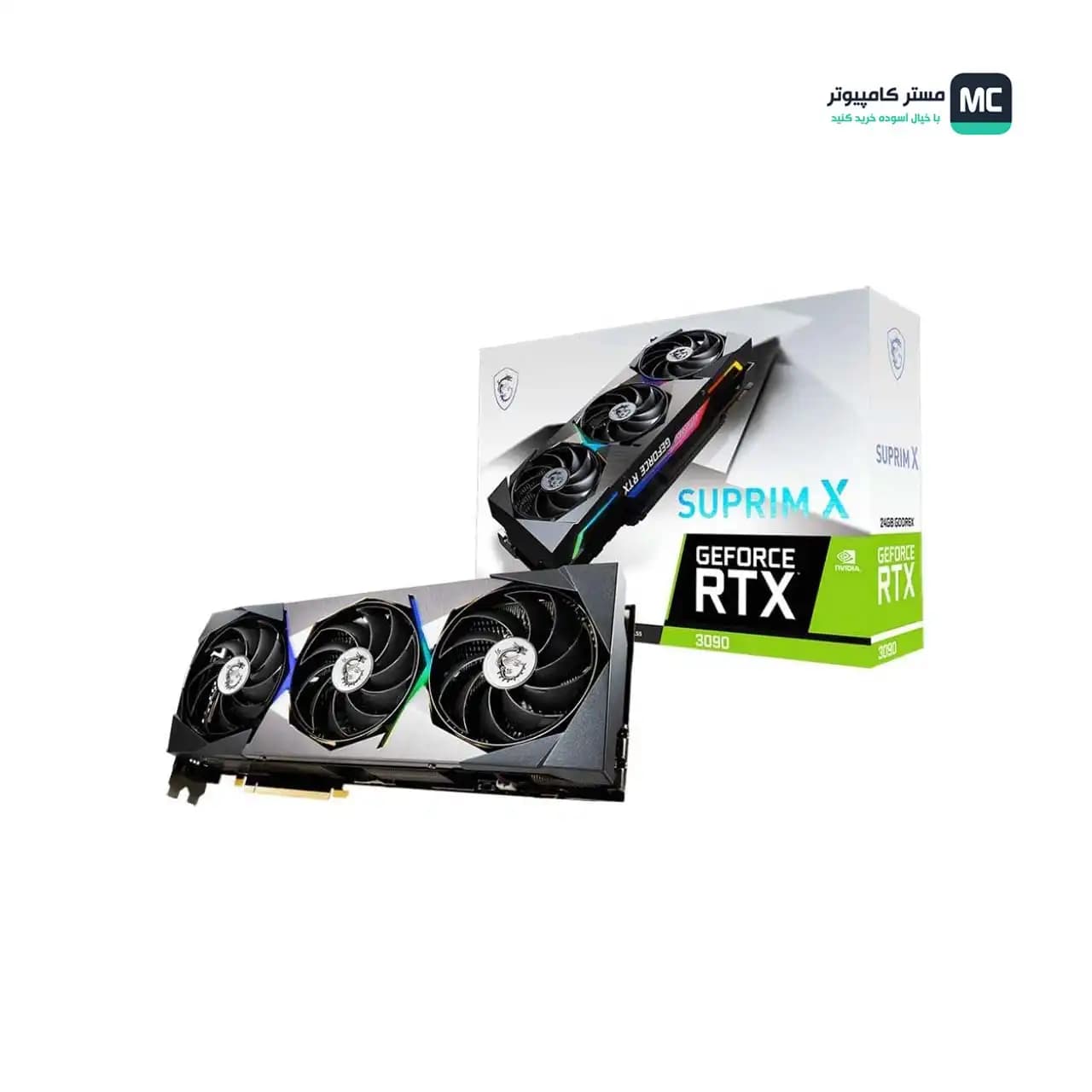 کارت گرافیک ام اس آی MSI RTX 3090 SUPRIM X 24G (درحدنو) — تصویر ۲