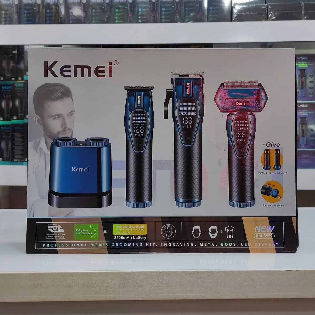 ست ماشین اصلاح کیمی مدل KM8559 — تصویر ۴