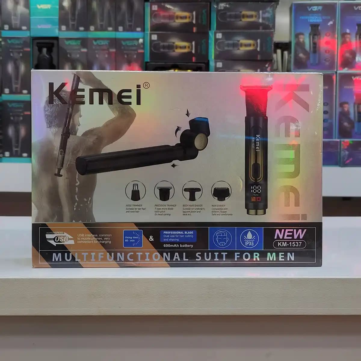 ماشین اصلاح کیمی مدل KM-1537 — تصویر ۱۱