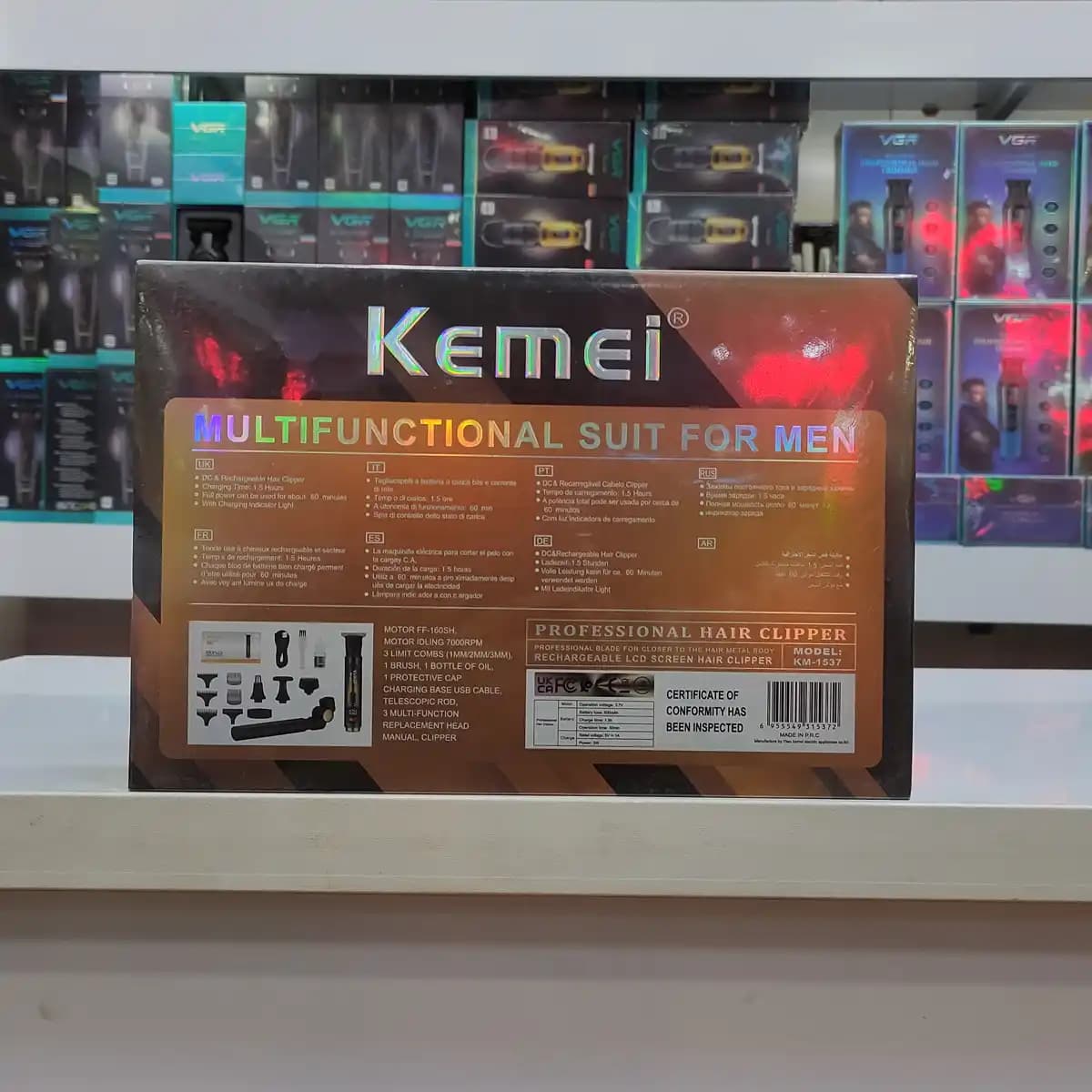 ماشین اصلاح کیمی مدل KM-1537 — تصویر ۱۲