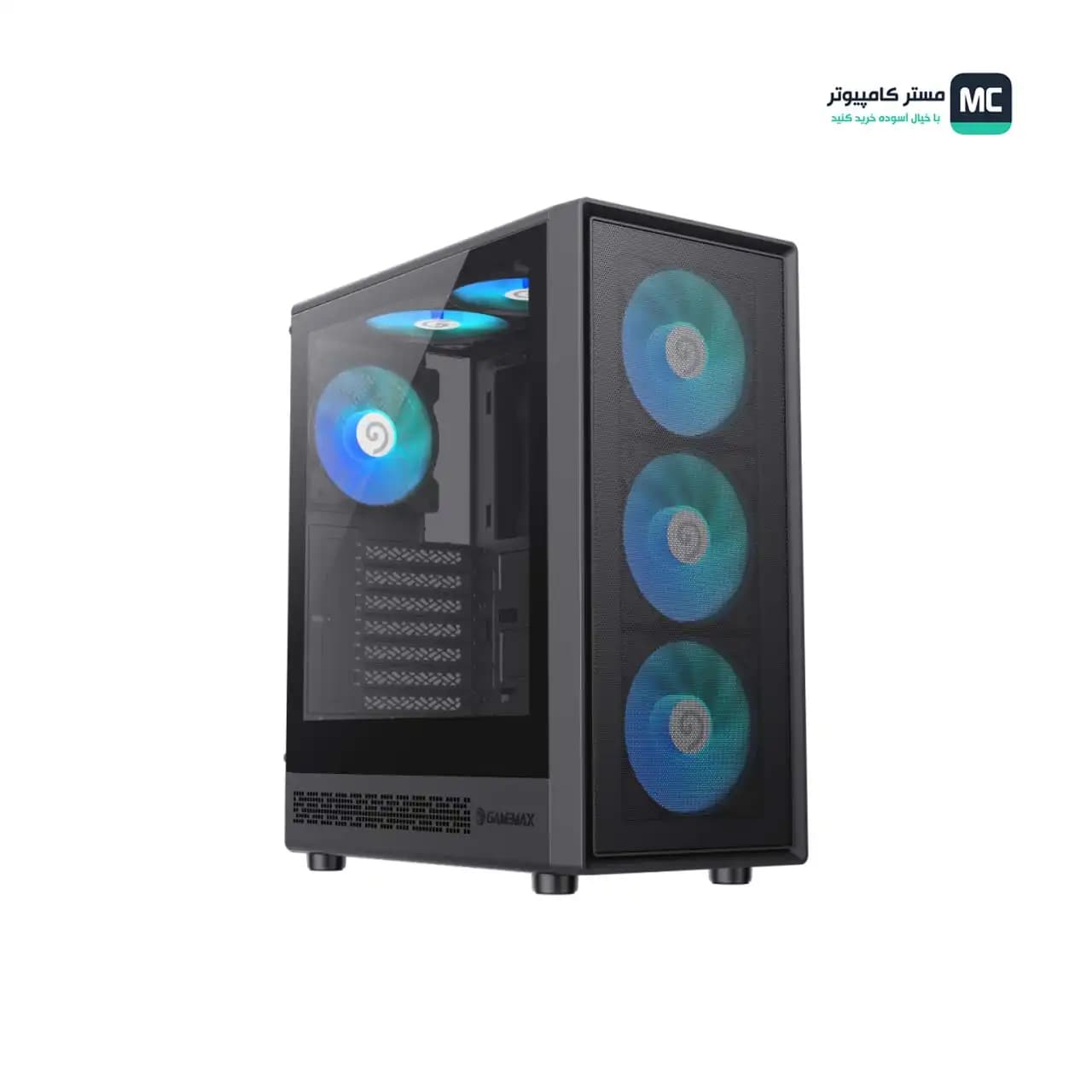 کیس گیمینگ گیم مکس Storm 2 Black — تصویر ۲