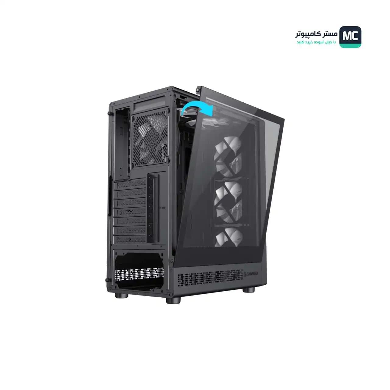 کیس گیمینگ گیم مکس Storm 2 Black — تصویر ۳