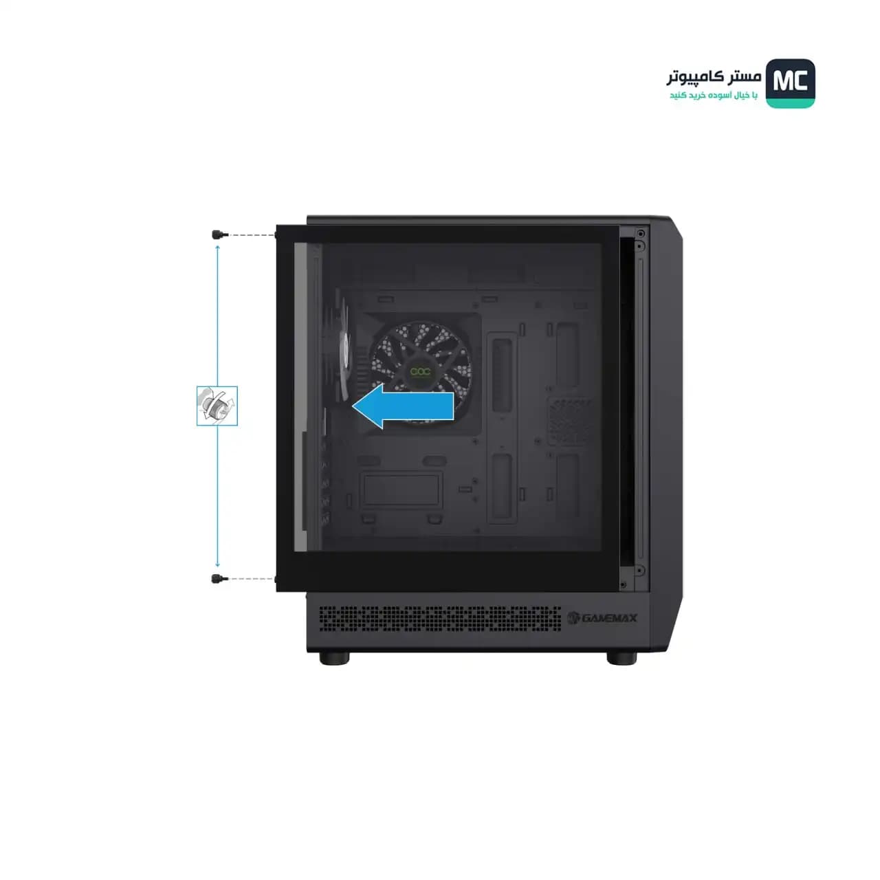 کیس گیمینگ گیم مکس Forge AB — تصویر ۵