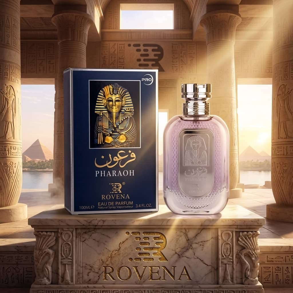 عطر ادکلن 2026 مردانه فرعون آبی رایحه آمواج اینترلود روونا فرانسه مدل فرعون آبی (Rovena pharaoh) حجم 100 میل — تصویر ۸