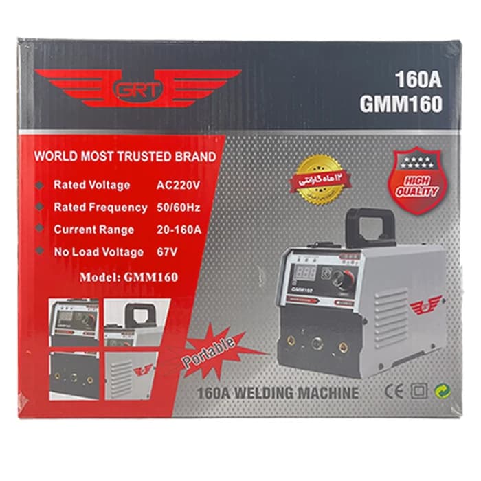 دستگاه جوش جی آرتی 160 آمپر مدل GMM160 — تصویر ۱۰