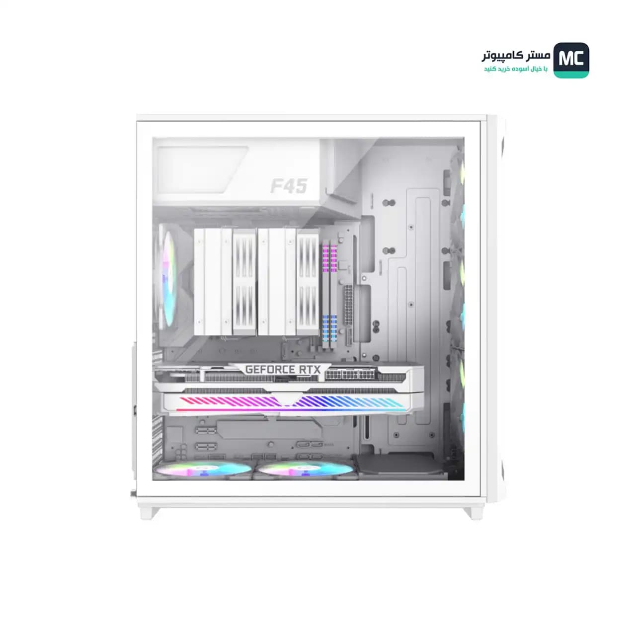 کیس گیمینگ گیم مکس F45 White — تصویر ۵
