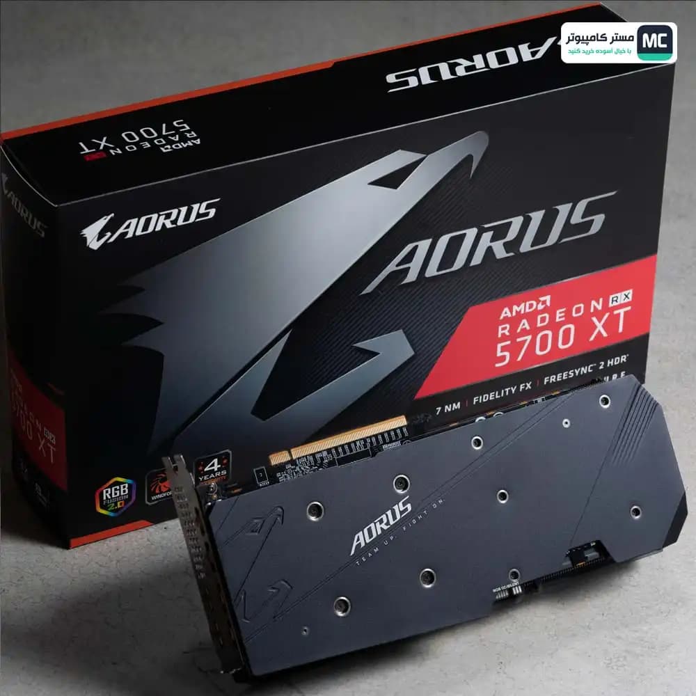 کارت گرافیک گیگابایت AORUS Radeon RX 5700 XT 8G (درحدنو) — تصویر ۱۲
