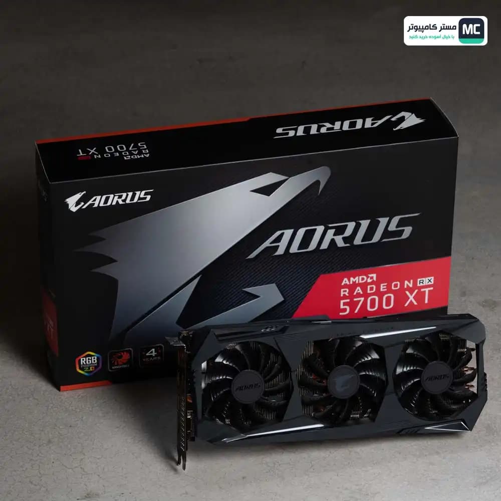 کارت گرافیک گیگابایت AORUS Radeon RX 5700 XT 8G (درحدنو) — تصویر ۱۱