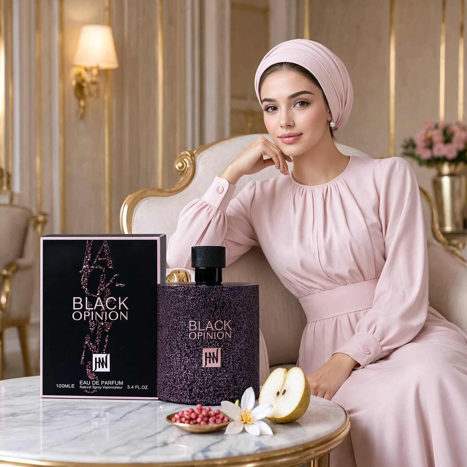 عطر ادکلن زنانه بلک اوپیوم جانوین جکوینز مدل بلک اوپینیون (Johnwin – Jackwins BLACK OPINION) حجم 100 میل — تصویر ۹