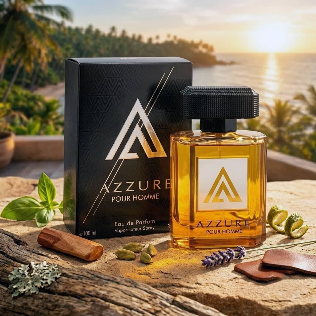 عطر ادکلن مردانه آزارو پور هوم فراگرنس ورد مدل آزور پور هوم (Fragrance World Azzure Pour Homme) حجم 100 میل — تصویر ۱۰