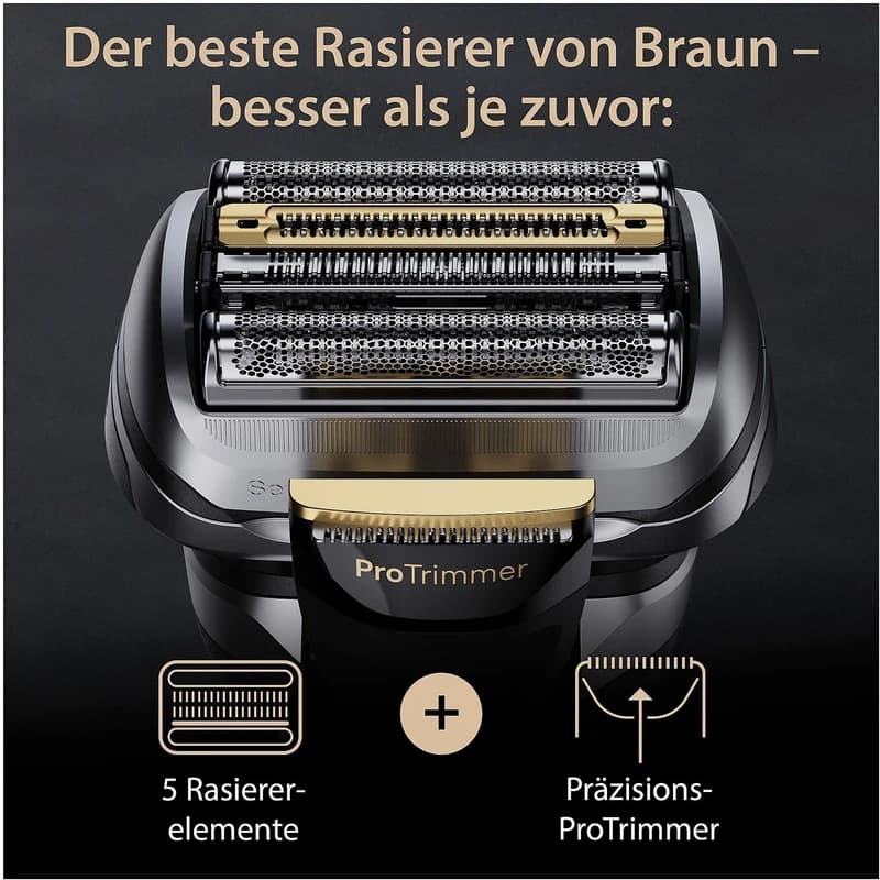 ماشین اصلاح صورت براون مدل PRO+ 9510s سری 9 — تصویر ۳