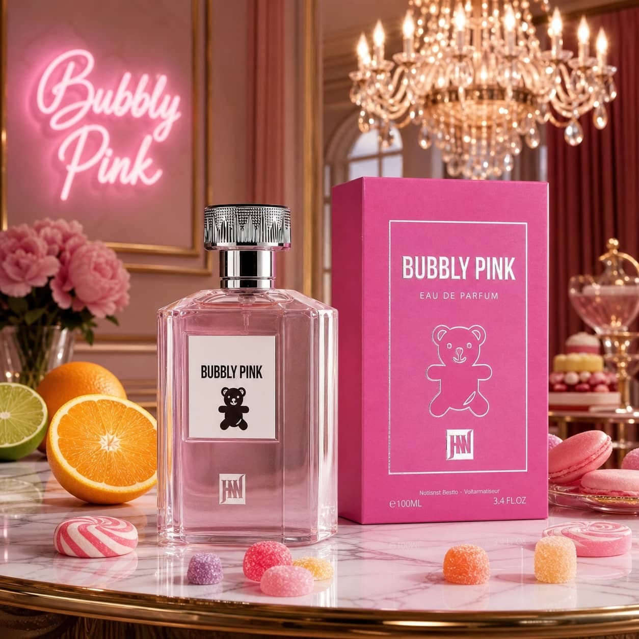 عطر ادکلن زنانه موسچینو موسکینو توی 2 بابل گام جانوین جکوینز مدل بابلی پینک صورتی (Johnwin – Jackwins BUBBLY PINK) حجم 100 میل — تصویر ۴