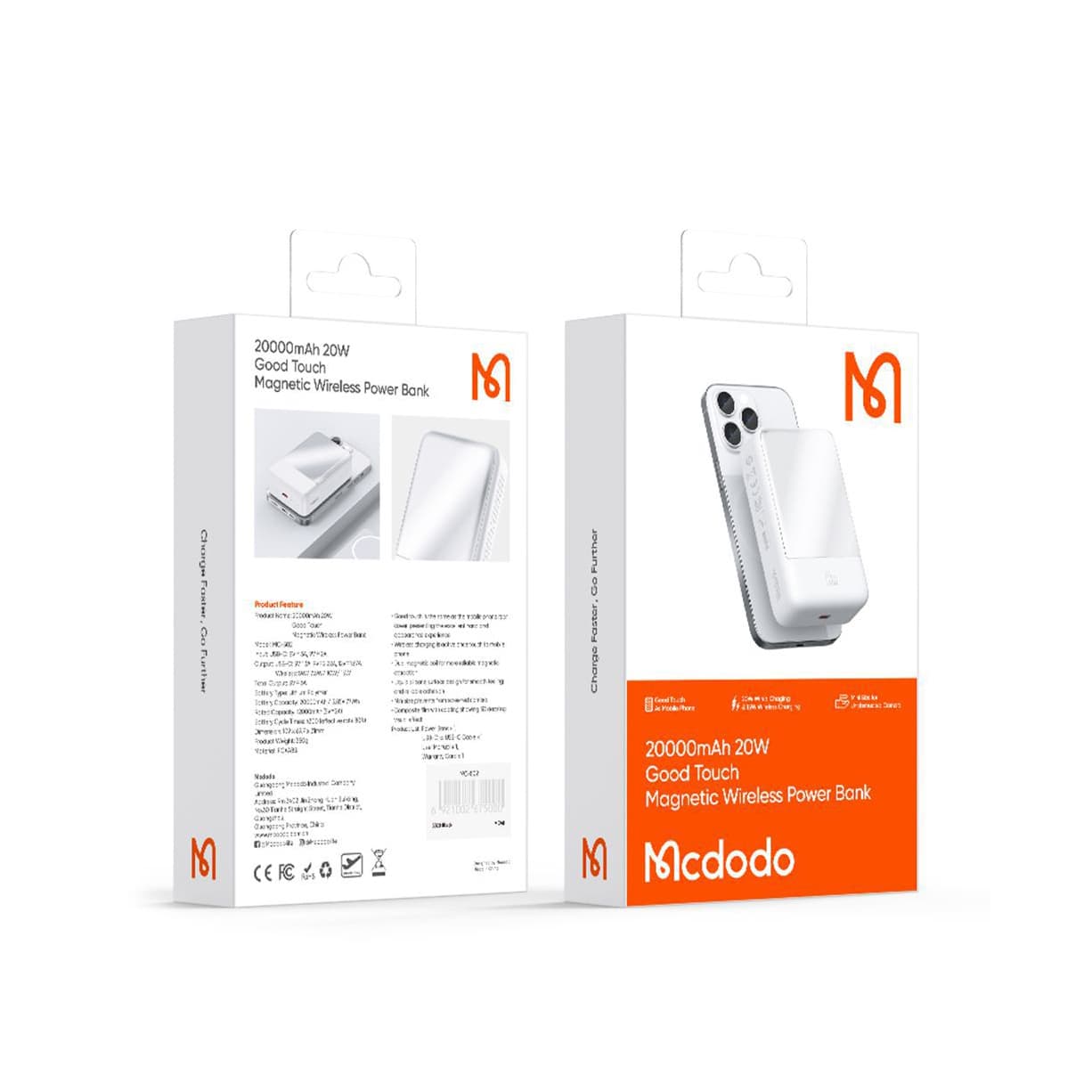 پاوربانک مک دودو MCDODO-MC5021/20W/20000 گارانتی متین — تصویر ۲