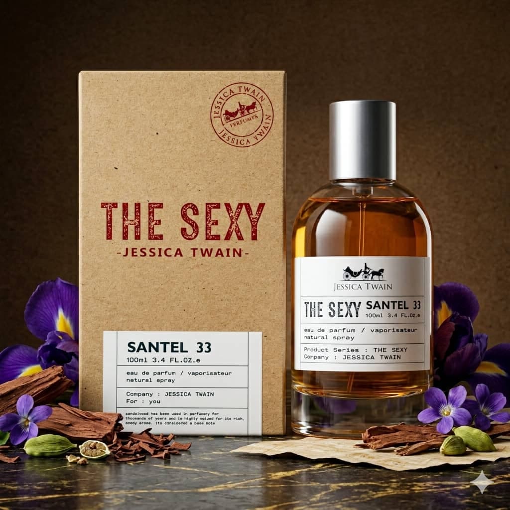 عطر ادکلن زنانه مردانه له لابو سانتال 33 جسیکا توین فرانسه مدل د سکسی سانتل ۳۳ (jessica twain The Sexy Santel 33) حجم 100 میل