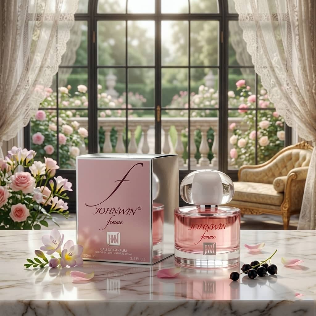 عطر ادکلن زنانه هوگو بوس فمی جانوین جکوینز مدل اف جانوین فمی (Johnwin – Jackwins F Johnwin Femme) حجم 100 میل — تصویر ۱۲
