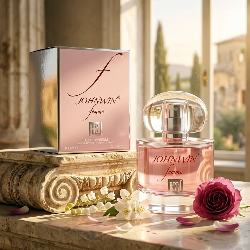 عطر ادکلن زنانه هوگو بوس فمی جانوین جکوینز مدل اف جانوین فمی (Johnwin – Jackwins F Johnwin Femme) حجم 100 میل — تصویر ۵