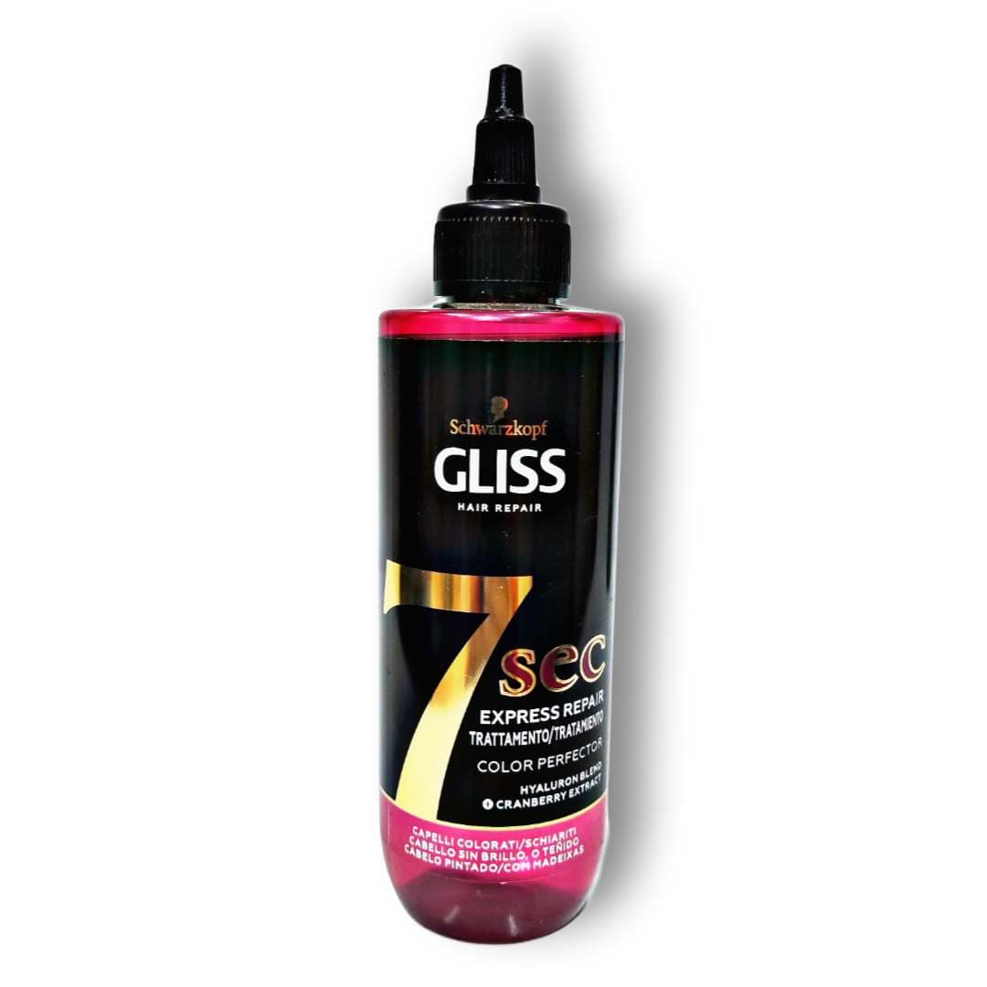 ماسک مو محافظ رنگ مو 7 ثانیه گلیس Gliss حجم 200 میل — تصویر ۳