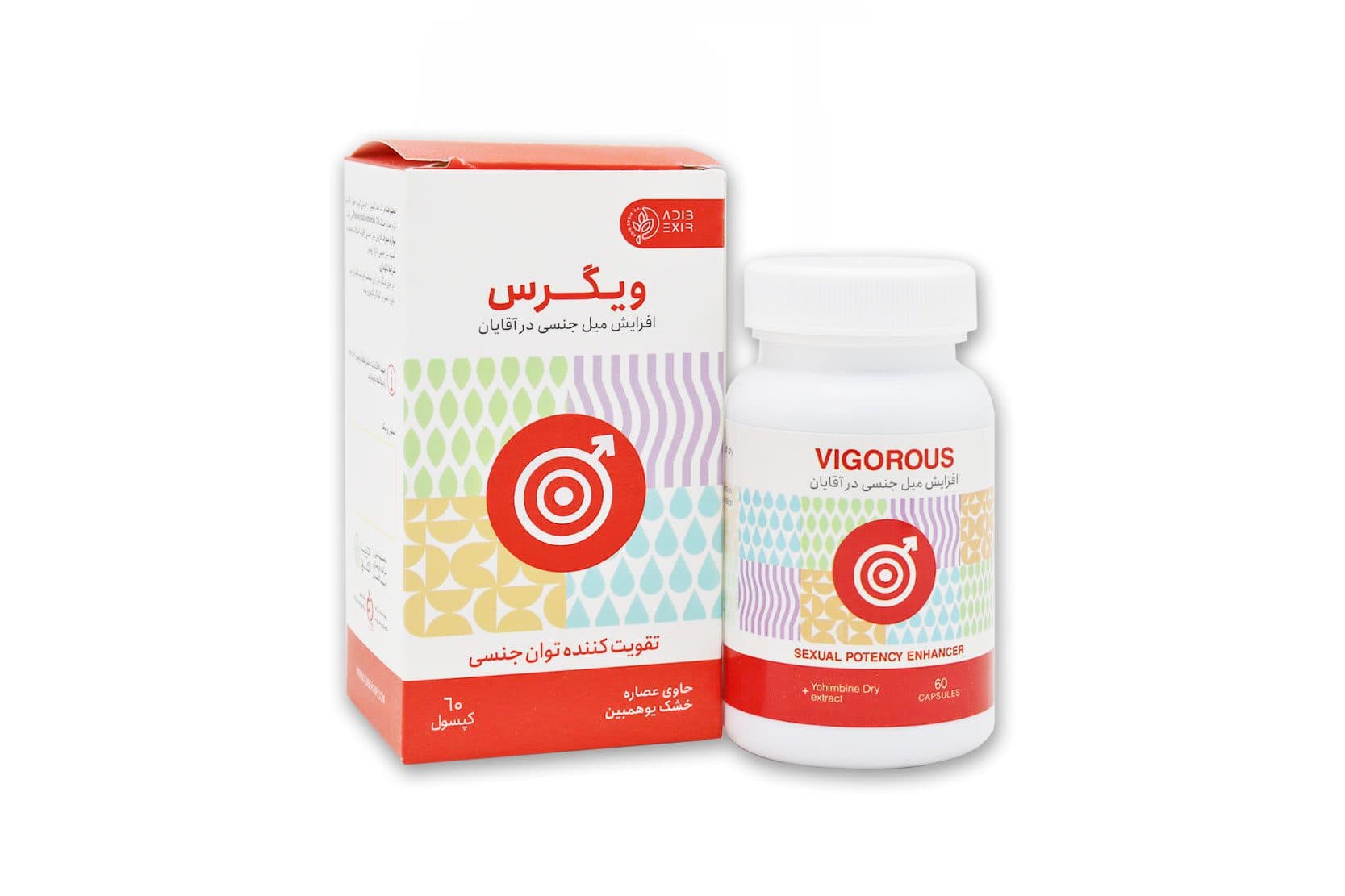 کپسول ویگرس ادیب اکسیر 60 عددی — تصویر ۳