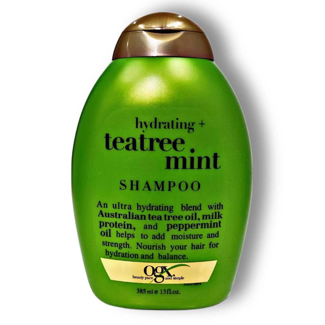 شامپو درخت چای و نعناع اوجی ایکس Ogx Teatree حجم 385 میل
