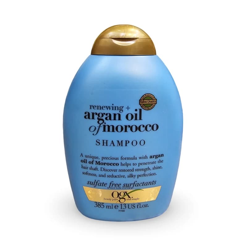 شامپو روغن آرگان مراکشی اوجی ایکس Ogx حجم 385 میل — تصویر ۲