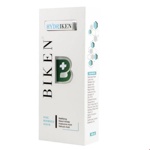 سرم جمعکننده منافذ پوست بیکن پلاس 40 میلیلیتر +Biken — تصویر ۲