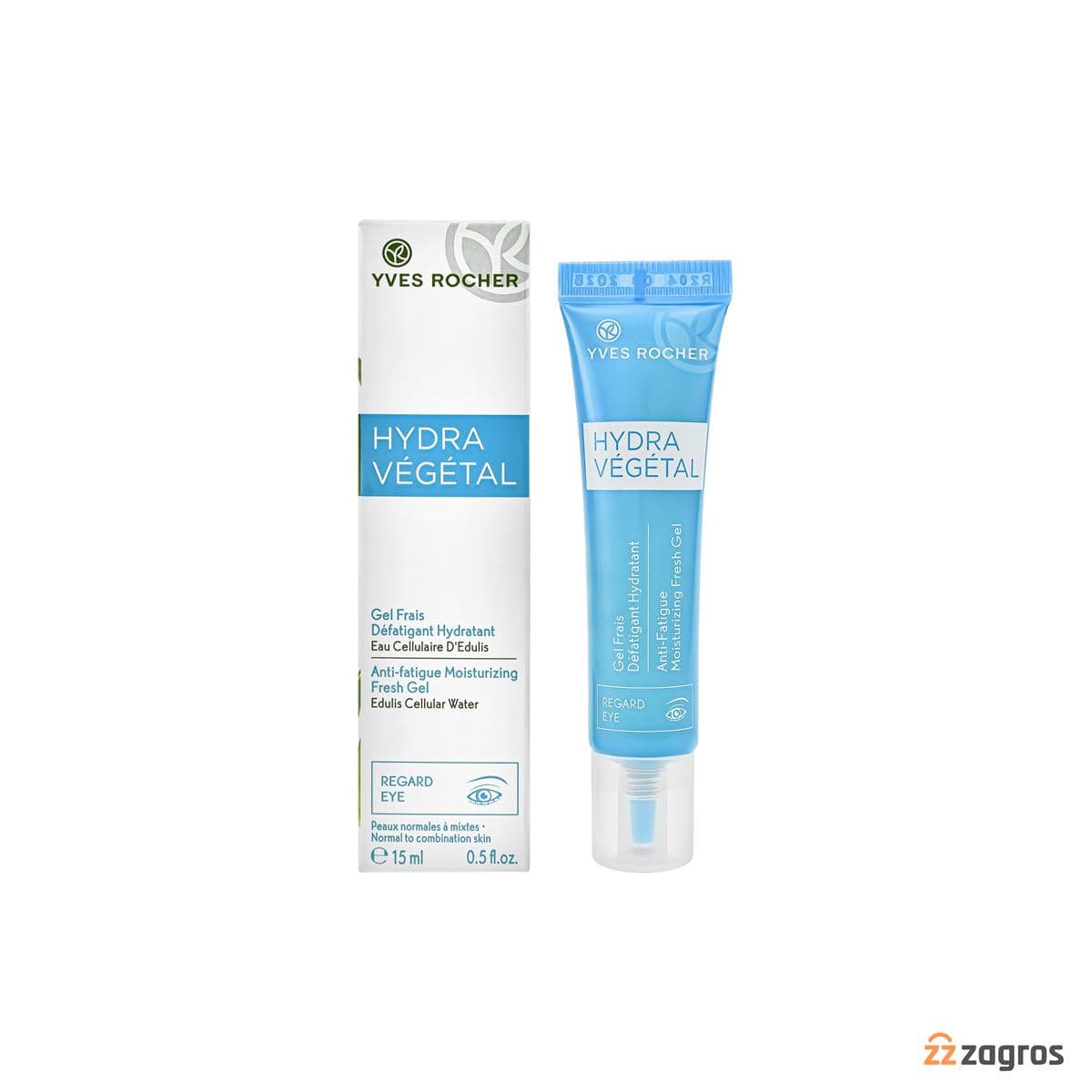 ژل دورچشم ایوروشه yves rocher برای آبرسانی و روشن کنندگی حجم 15میلی — تصویر ۹