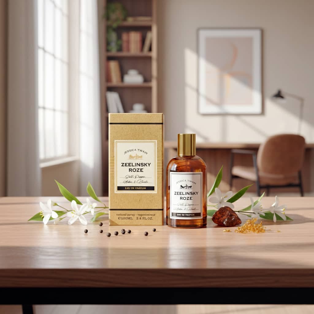 عطر ادکلن زنانه مردانه زلینسکی اند روزن جسیکا توین فرانسه مدل زلینسکی رز (jessica twain zeelinsky roze) حجم 100 میل — تصویر ۱۱