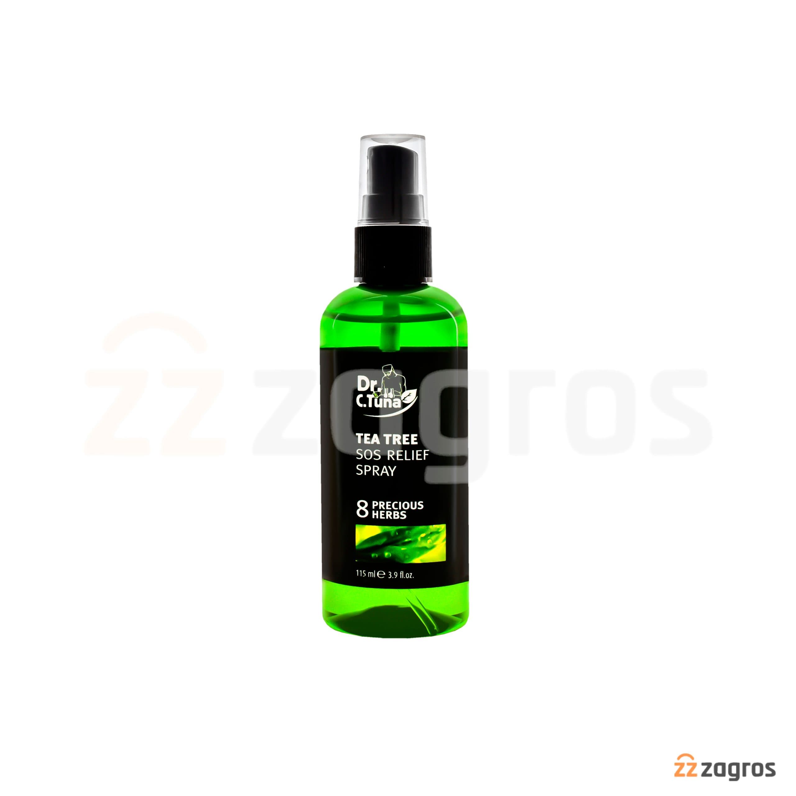 اسپری تسکین دهنده تی تری Tea Tree فارماسی حجم 115میلی — تصویر ۴