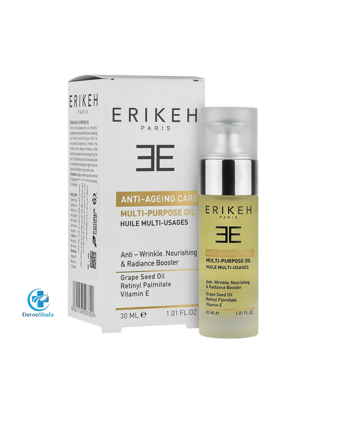 روغن آنتی اکسیدان و ضد چروک 30 میل اریکه