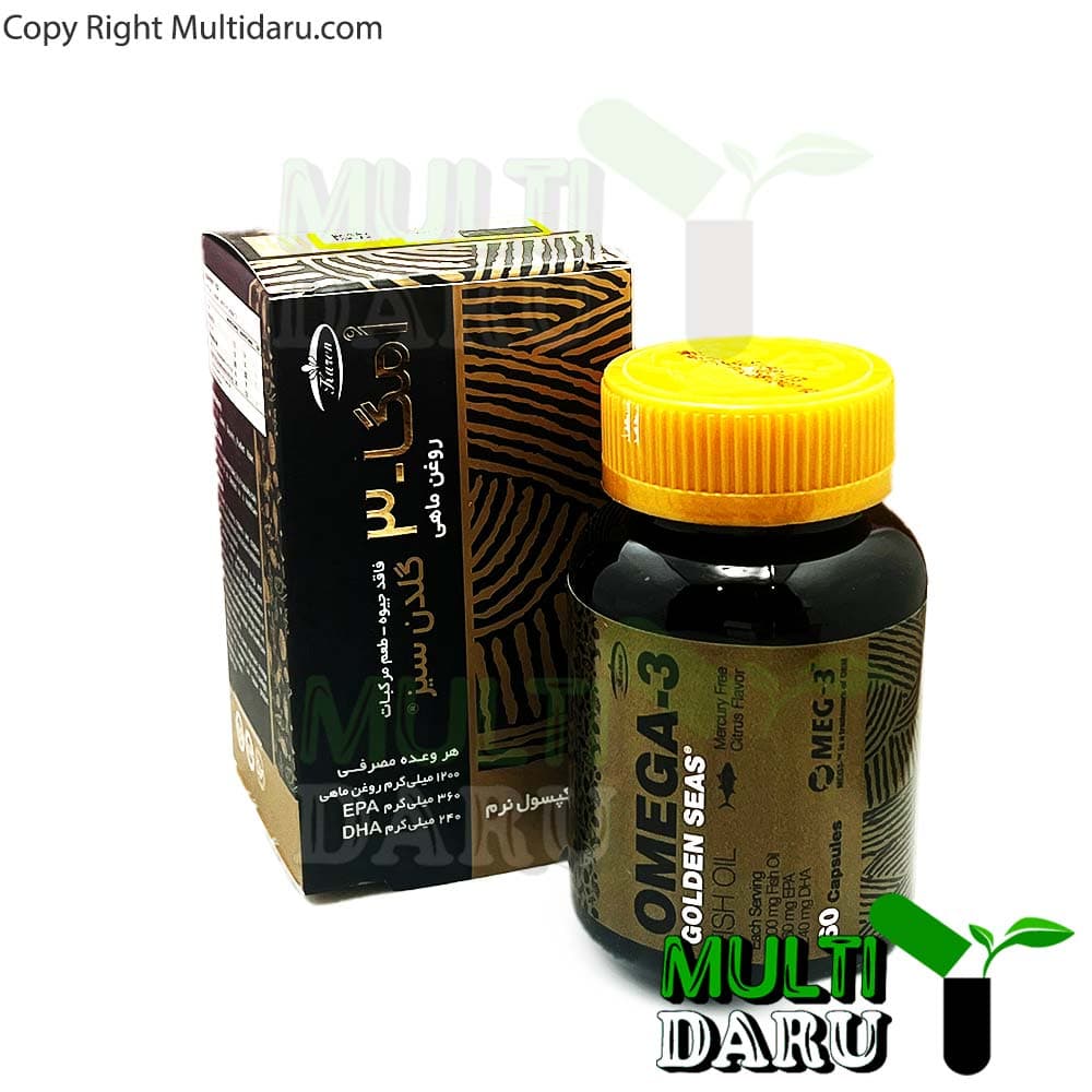 سافت ژل امگا 3 گلدن سیز 60 عددی کارن — تصویر ۶
