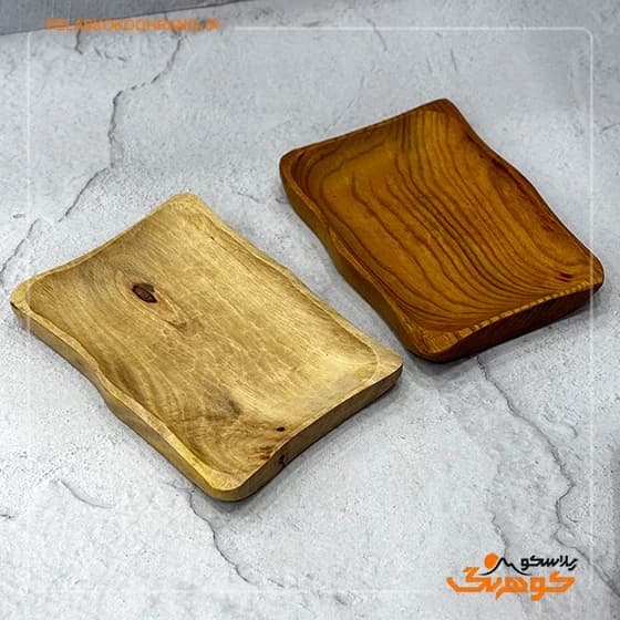 ظرف مزه 4 گوش چوبی شمسه — تصویر ۲