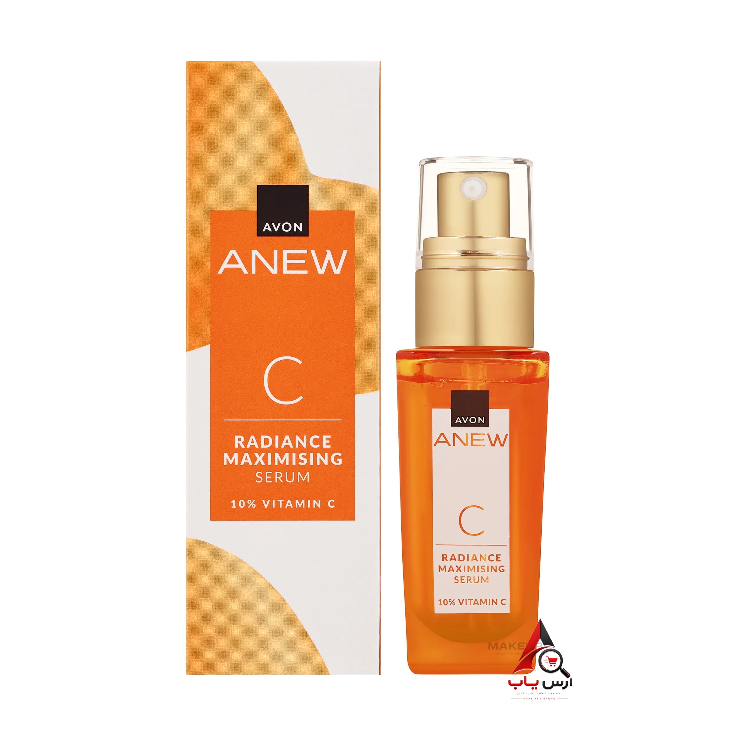 سرم ویتامین سی ‌آون Avon مدل Anew حاوی 10% ویتامین C با درخشنگی بالای پوست حجم 30 میلی — تصویر ۳