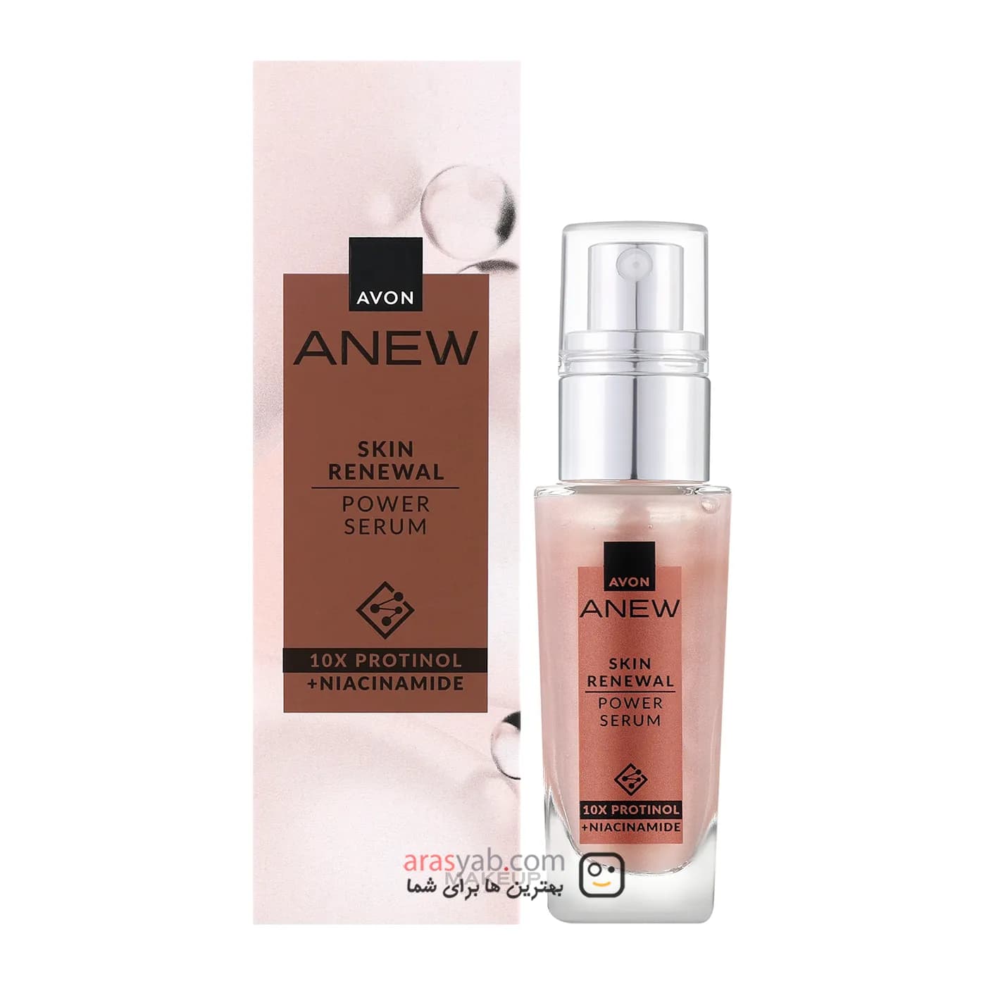 سرم جوانساز پوست آون Avon سری Anew مدل Renewal Power Serum حجم 30 میلی — تصویر ۵