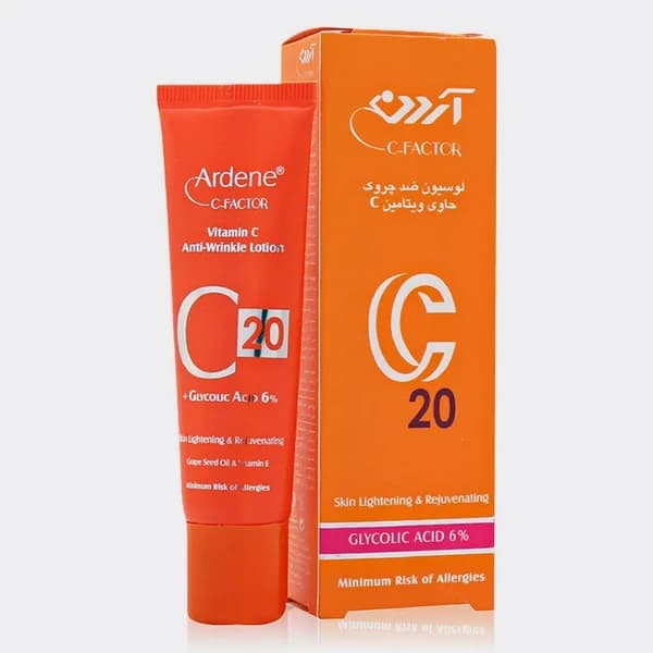 لوسیون ضد چروک C 20 حاوی ویتامین C آردن سی فکتور 30 گرم Ardene C-Factor — تصویر ۲