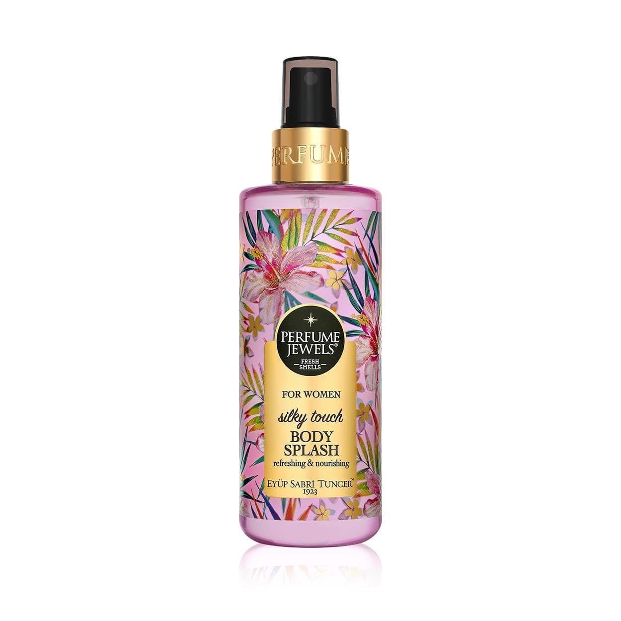 بادی اسپلش Perfume Jewels ایوب صبری مدل Silky Touch حجم 250 میلی — تصویر ۵