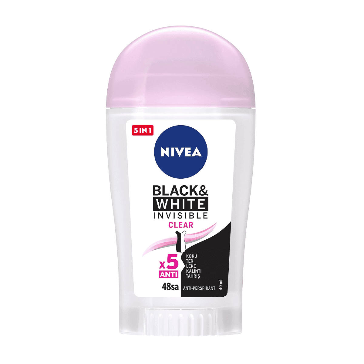 مام صابونی Black & White زنانه nivea مدل Orginal حجم 40 میلی — تصویر ۲