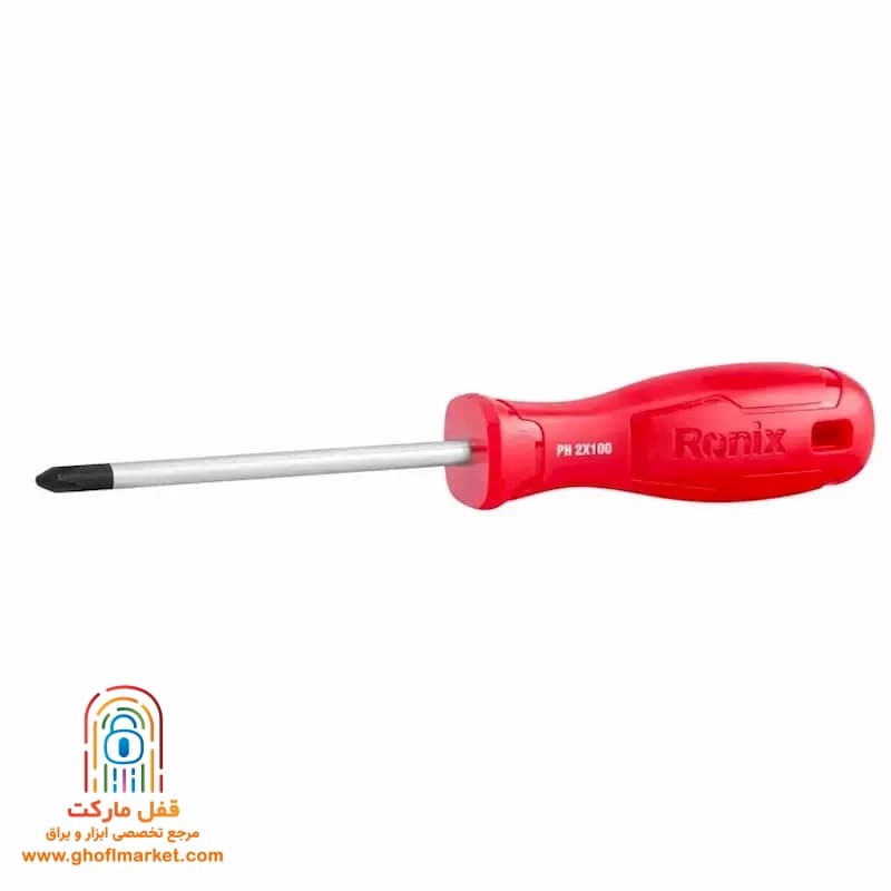 پیچ گوشتی چهارسو 6×100 رونیکس مدل RH-2873 — تصویر ۴
