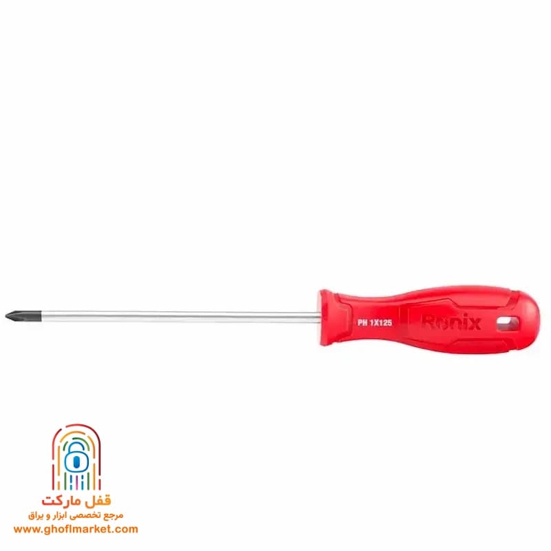 پیچ گوشتی چهارسو 125×5 رونیکس مدل RH-2871