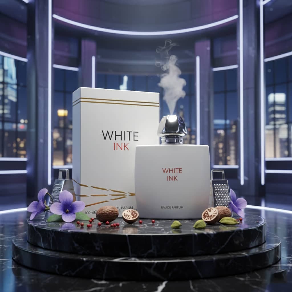 عطر ادکلن مردانه لالیک سفید فراگرنس ورد مدل وایت اینک (Fragrance World Lalique White) حجم 100 میل — تصویر ۷