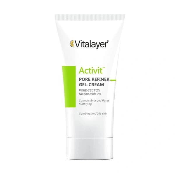 کرم‌ ژل جمع‌کننده منافذ باز اکتی‌ویت ویتالیر 30 میلی‌لیتر Vitalayer