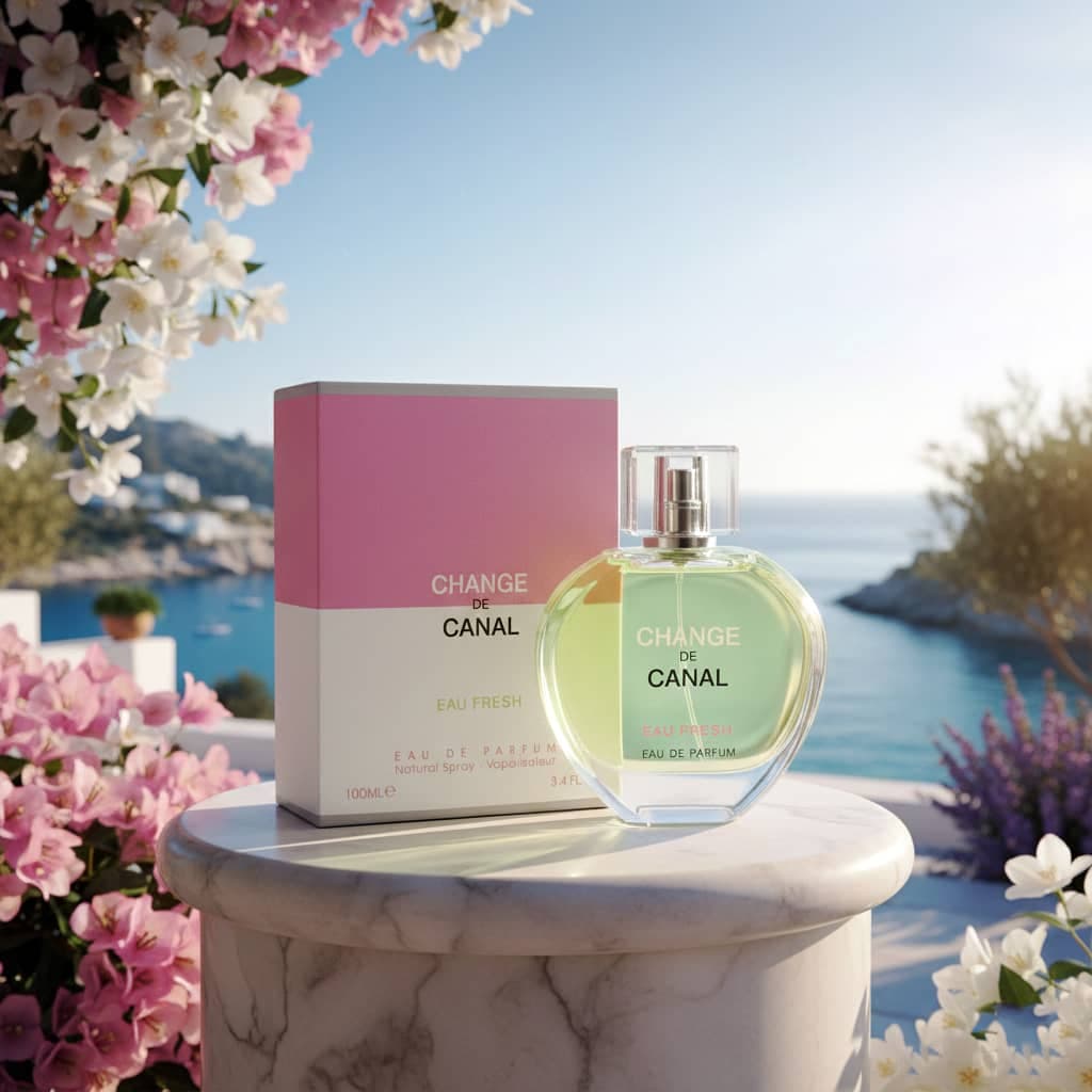 عطر ادکلن زنانه شنل چنس او فرش فراگرنس ورد مدل چنج د کانال او فرش (Fragrance World Chanel Chance Eau Fraiche) حجم 100 میل — تصویر ۷