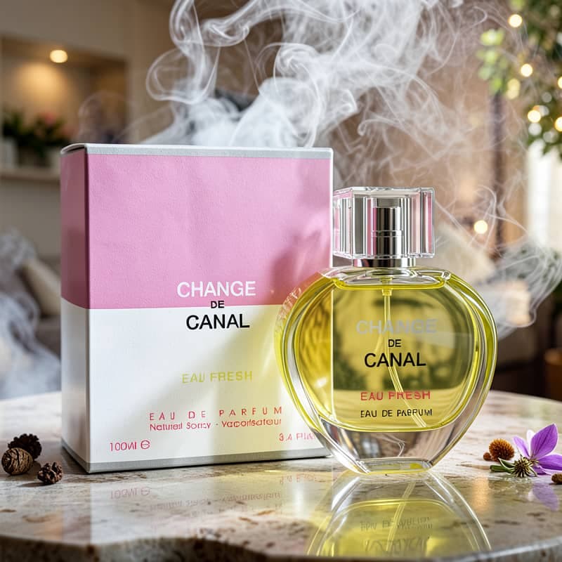 عطر ادکلن زنانه شنل چنس او فرش فراگرنس ورد مدل چنج د کانال او فرش (Fragrance World Chanel Chance Eau Fraiche) حجم 100 میل — تصویر ۵