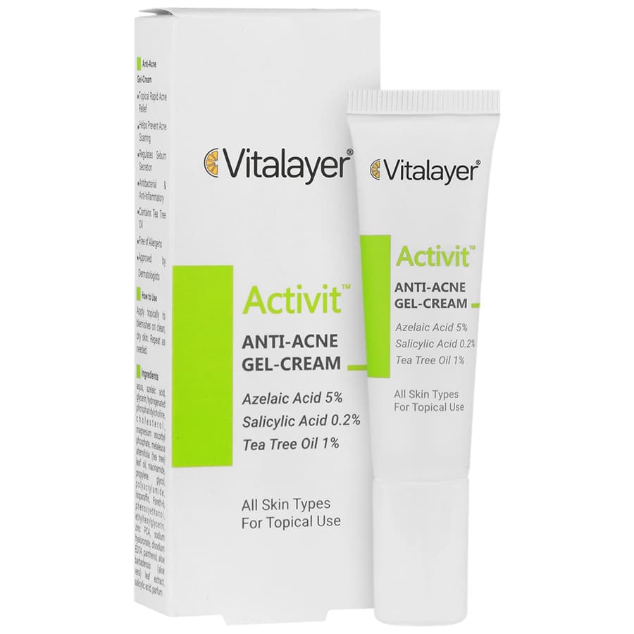 ژل ضدجوش موضعی اَکتی‌ویت ویتالیر 15 میلی‌لیتر Vitalayer