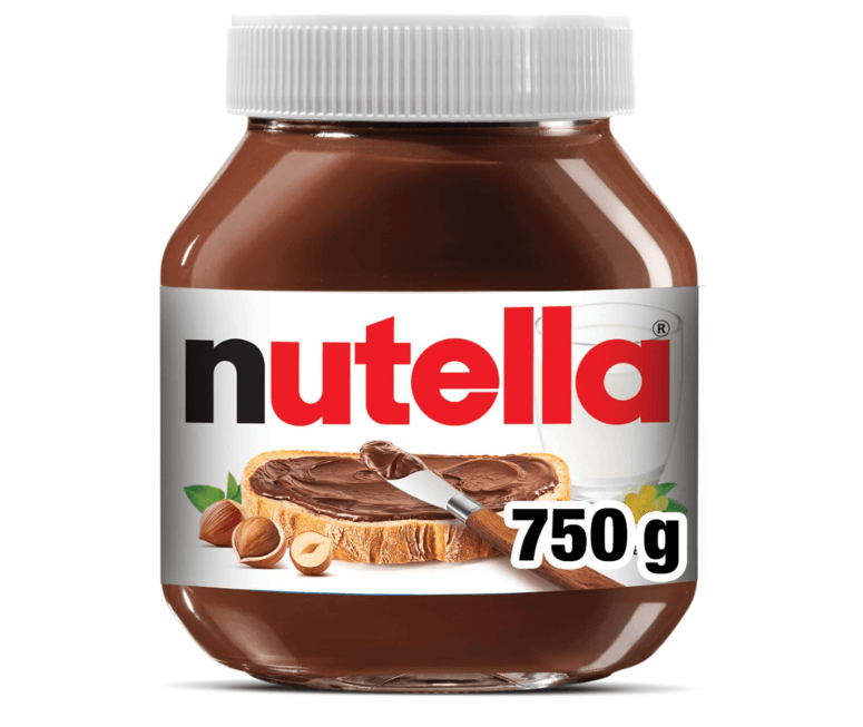 شکلات صبحانه فندقی نوتلا nutella حجم 750 گرمی — تصویر ۸
