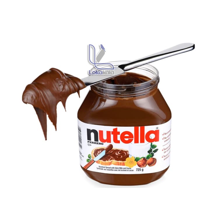 شکلات صبحانه فندقی نوتلا nutella حجم 750 گرمی — تصویر ۳